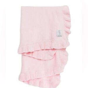 NWOT Little Giraffe Dolce Ruffle Blanket Pink